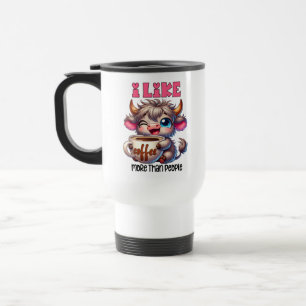 Ich mag Kaffee mehr als Menschen Reisebecher
