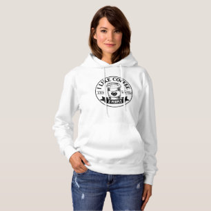 Ich mag Kaffee und vielleicht 3 Leute Hoodie
