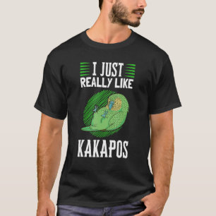 Ich mag Kakapos Neuseeland Parrot Kakapo T-Shirt