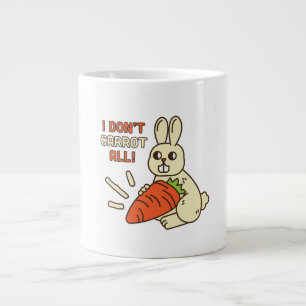Ich mag Karotten überhaupt nicht Mug Jumbo-Tasse