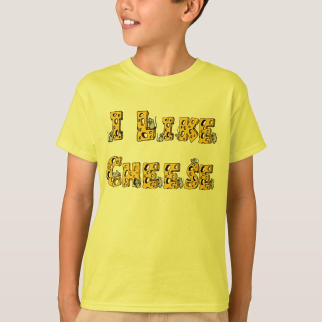 Ich mag Käse-T - Shirt (Vorderseite)