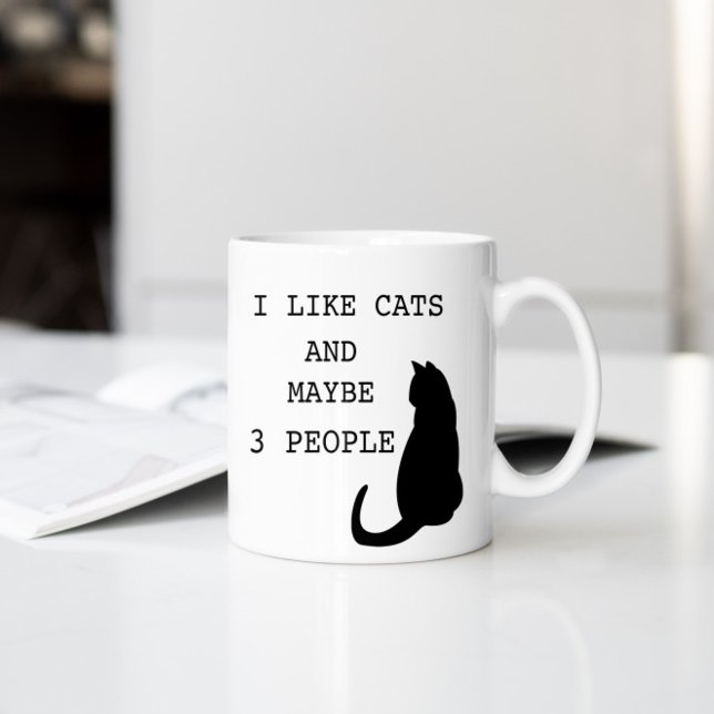 Ich mag Katzen ⎢ Funny Mug Kaffeetasse (Von Creator hochgeladen)