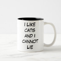 Ich mag Katzen und ich kann Tasse nicht leiden