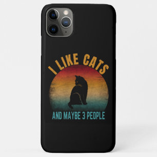 ICH MAG KATZEN UND VIELLEICHT 3 PERSONEN Case-Mate iPhone HÜLLE