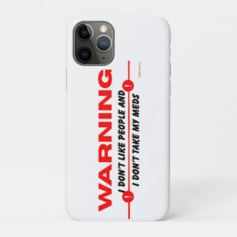 Ich mag keine Menschen und nehme meine Medikamente Case-Mate iPhone Hülle