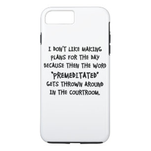 Ich mag keine Pläne machen Case-Mate iPhone Hülle