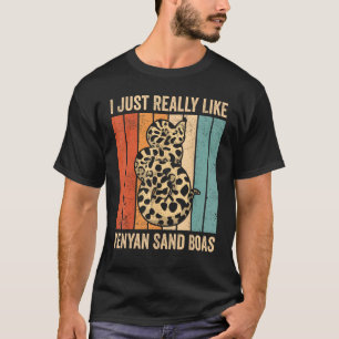 Ich mag Kenyan Sand Boas Snake Owner T-Shirt
