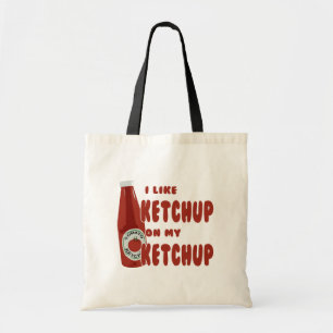 Ich mag Ketchup auf meinem Ketchup Tragetasche
