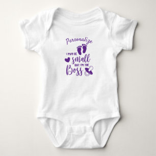 Ich mag klein sein Boss Zitat Baby Shower Geschenk Strampler