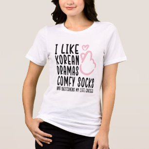 Ich mag koreanische Dramen - KDrama Fan Tri-Blend Shirt