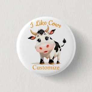 Ich mag Kühe Art Thunder_Cove Button