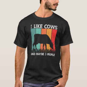 Ich mag Kühe  Niedliche Kuh Tier  Grafik T-Shirt