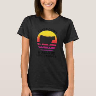 Ich mag Kühe und vielleicht gefällt mir auch der B T-Shirt