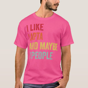 Ich mag Lapta vielleicht 3 Leute T-Shirt