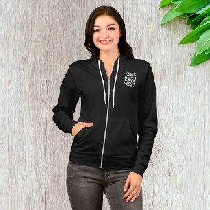 Ich mag laufen, aber ich Liebe Biere voll Zip Hoodie