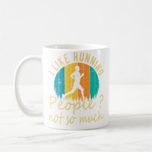 Ich mag Laufen, Menschen nicht so sehr Lustiges La Kaffeetasse