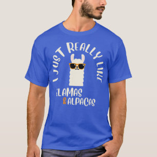 Ich mag Llamas und Alpacas wirklich T-Shirt