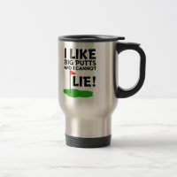 Ich mag lustige Golf-Tasse der großen Schläge