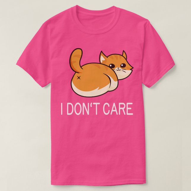 Ich mag lustigen Cat-Hintern T-Shirt (Design vorne)