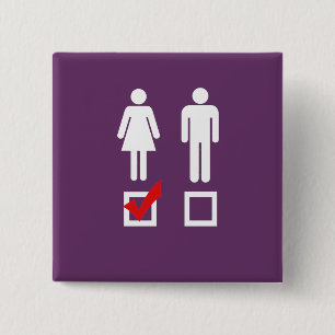 Ich mag Mädchen Button