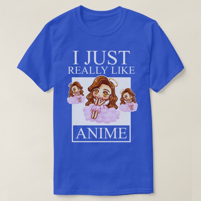 Ich mag Mädchen einfach nur T-Shirt (Design vorne)