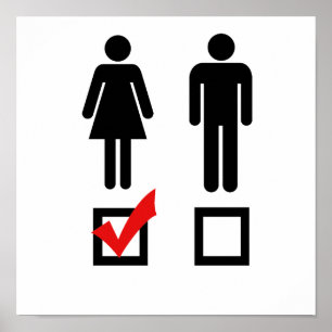 Ich mag Mädchen Poster