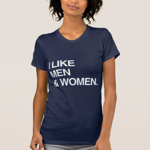 ICH MAG MÄNNER UND FRAUEN T-Shirt