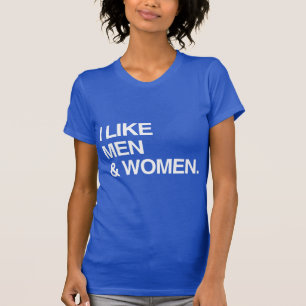 ICH MAG MÄNNER UND FRAUEN T-Shirt
