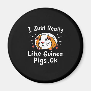 Ich mag Meerschweinchen Kawaii wirklich sehr Magnet