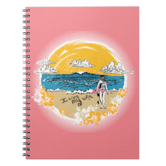 Ich mag mein Livesuch-Girl-Notebook Notizblock