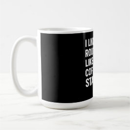 Ich mag mein Routing wie meinen Kaffee statisch Kaffeetasse