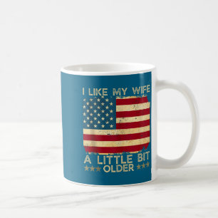 Ich mag meine Frau ein bisschen älter Lustiger Spr Kaffeetasse