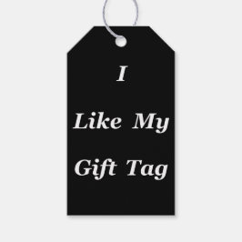 Ich mag meine geschenkanhänger