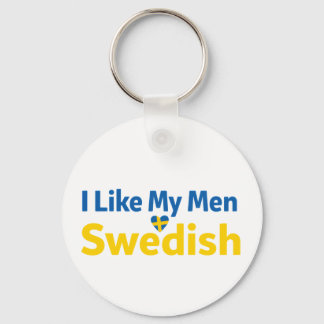 Ich mag meine Männer schwedisch Lustig Schweden Hu Schlüsselanhänger