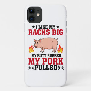 Ich mag meine Racks Big BBQ, Arsch Schwein Zitat Case-Mate iPhone Hülle