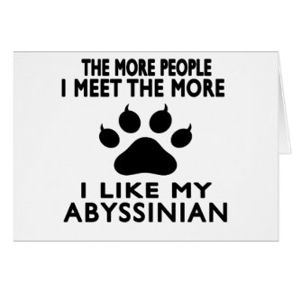 Ich mag meinen Abyssinier