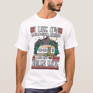 Ich mag meinen Bologna Fried und meinen Schneider- T-Shirt