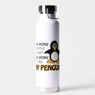 Ich mag meinen Pinguin Trinkflasche