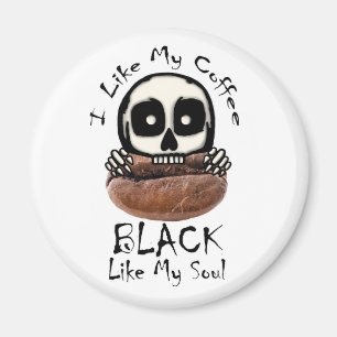 Ich mag meinen schwarzen Kaffee Magnet