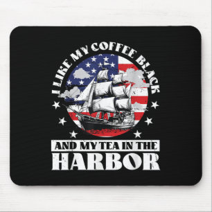 Ich mag meinen schwarzen Kaffee und meinen Tee im Mousepad