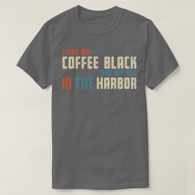Ich mag meinen Tee im Hafen (Design vorne)
