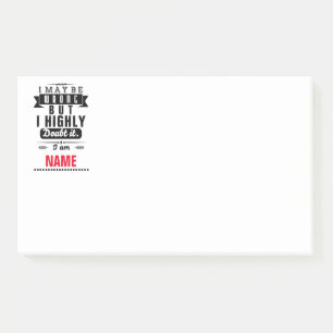 Ich mag mich irren, aber ich bezweifle ihn sehr post-it klebezettel