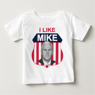 Ich mag Mike Shield Baby T-shirt