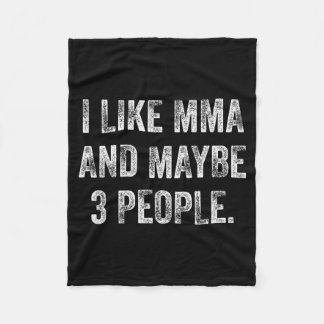 Ich mag MMA und vielleicht 3 Leute 25D29F Fleecedecke
