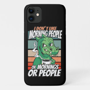 Ich mag Morgenmenschen nicht oder Morgen oder Mens Case-Mate iPhone Hülle