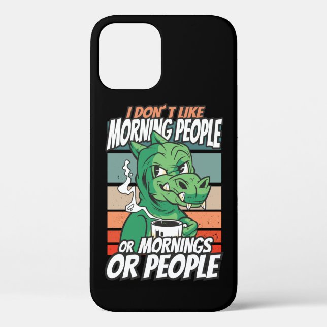 Ich mag Morgenmenschen oder Morgen oder Menschen n Case-Mate iPhone Hülle (Rückseite)