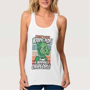 Ich mag Morgenmenschen oder Morgen oder Menschen n Tank Top