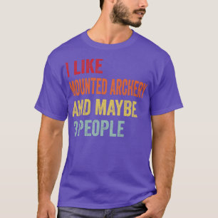 Ich mag Mountain Arche vielleicht 3 Personen T-Shirt