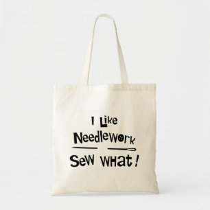Ich mag Needlework Tragetasche