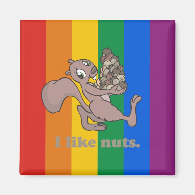 ICH MAG NUTS MAGNET (Vorne)